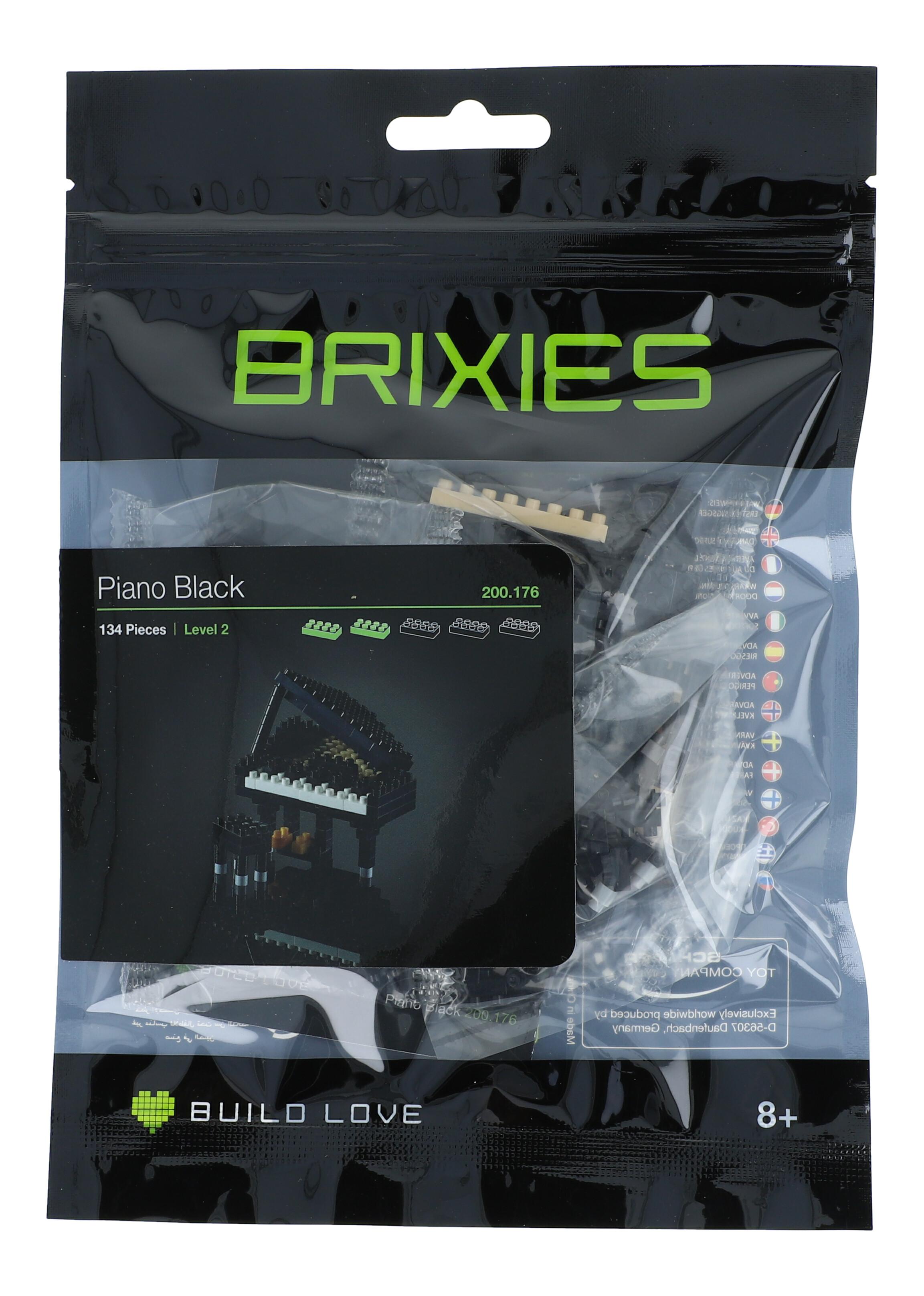Brixies Mini-Collectionen / Microsized building blocks, Grand Piano schwarz Brixies Mini-Collectionen / Microsized building blocks, Grand Piano schwarz