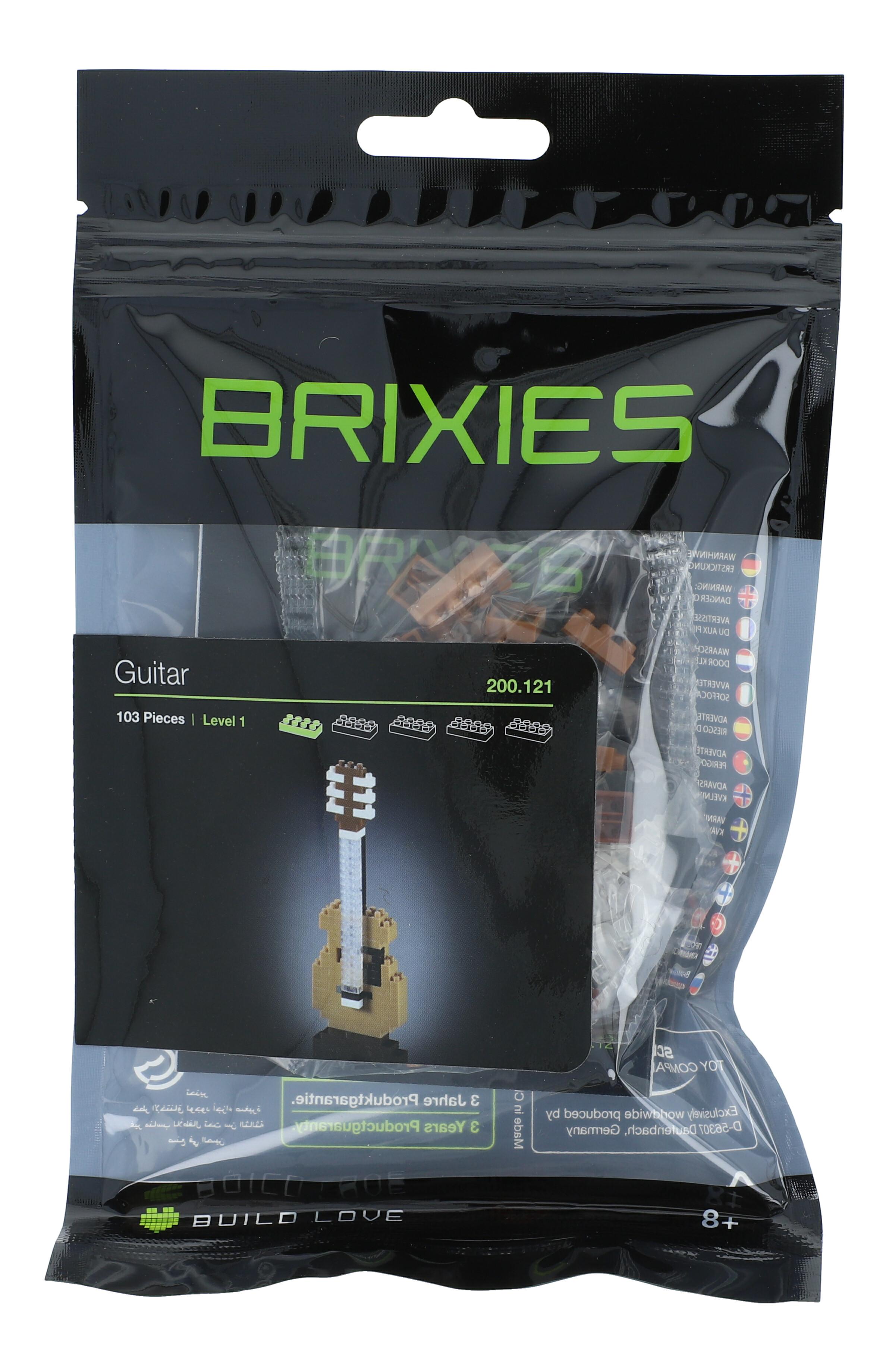 Brixies Mini-Collectionen / Microsized building blocks, Akkustik-Gitarre Brixies Mini-Collectionen / Microsized building blocks, Akkustik-Gitarre
