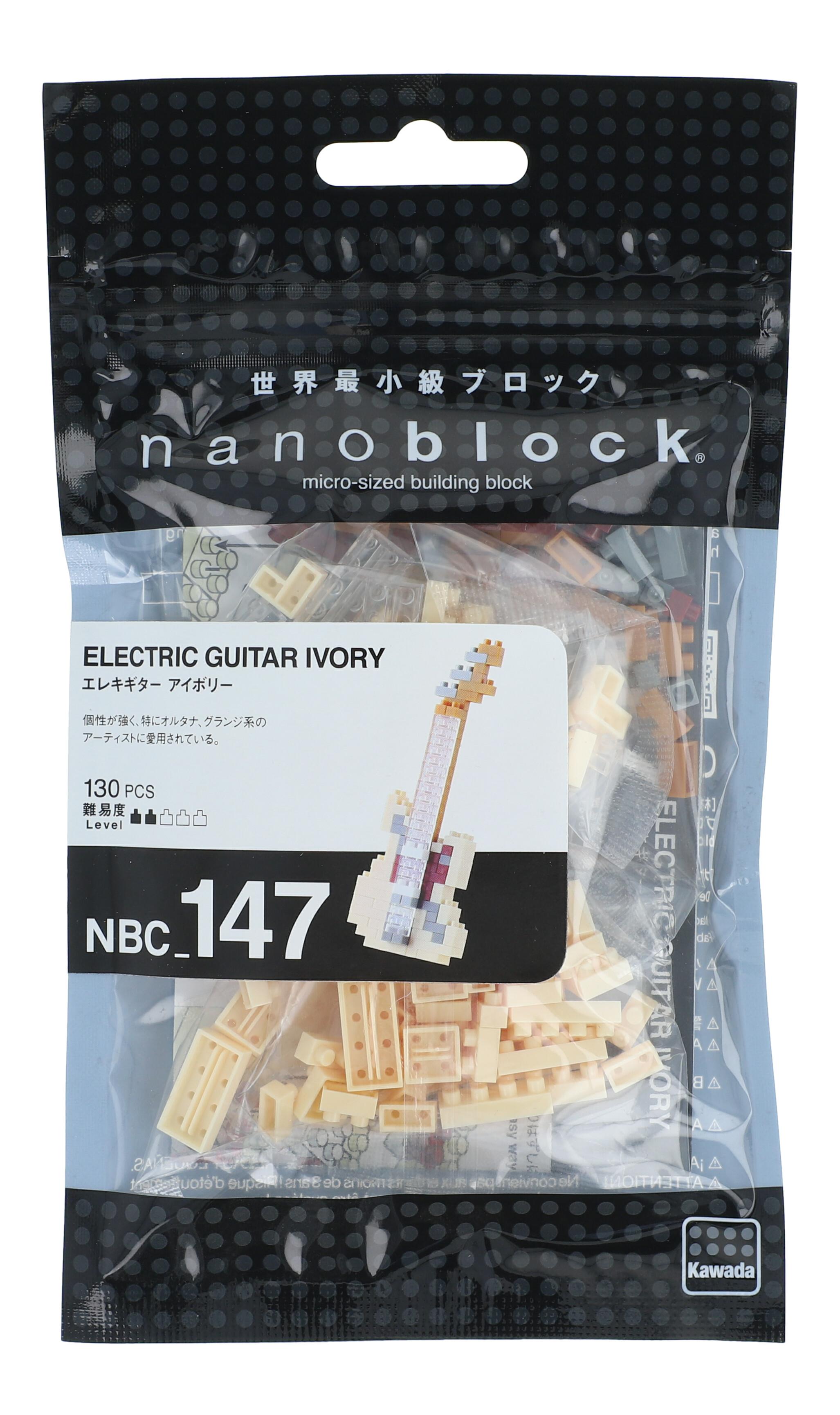 Nanoblocks Mini-Collectionen / Microsized building blocks, E-Gitarre Ivory Nanoblocks Mini-Collectionen / Microsized building blocks, E-Gitarre Ivory