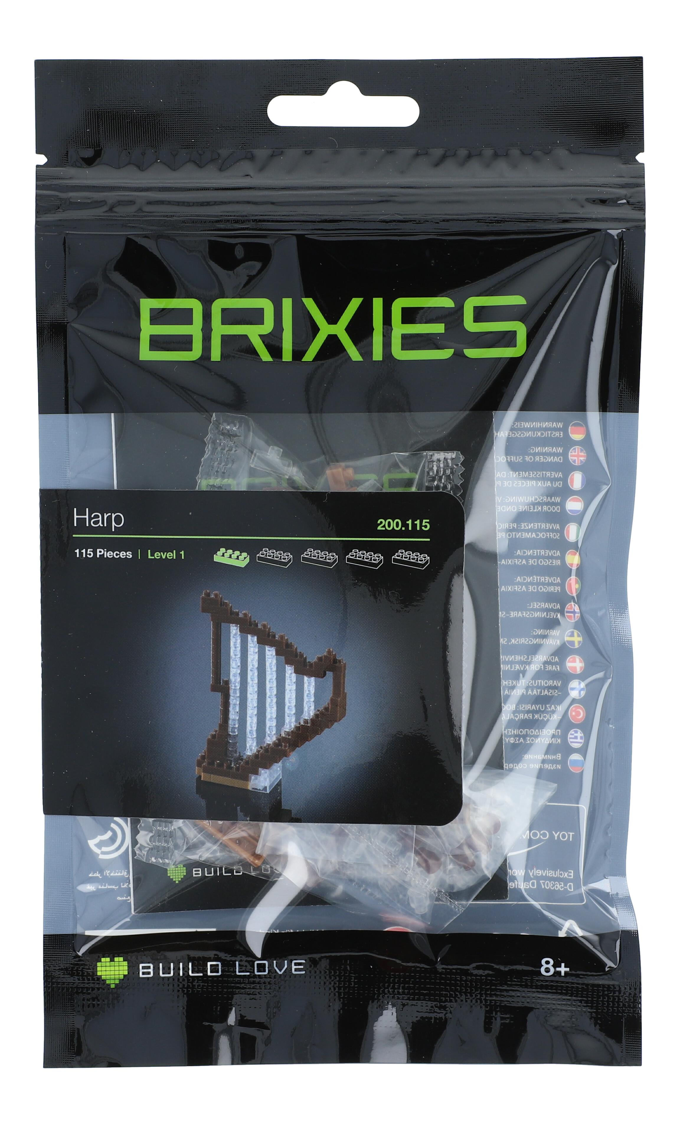 Brixies Mini-Collectionen / Microsized building blocks, Harfe Brixies Mini-Collectionen / Microsized building blocks, Harfe