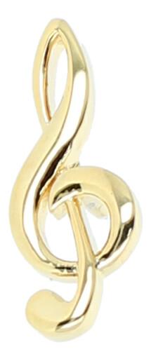 Violinschlüssel-Pin, versilbert oder vergoldet Violinschlüssel-Pin, versilbert oder vergoldet