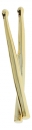 Drumsticks-Pin, versilbert oder vergoldet, Stick, Schlägel
