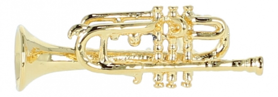 Trompete-Pin, vergoldet