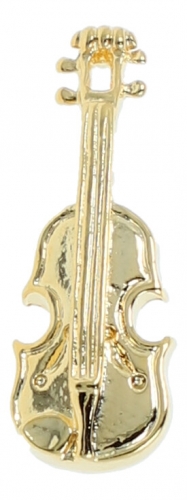Violine-Pin, versilbert oder vergoldet