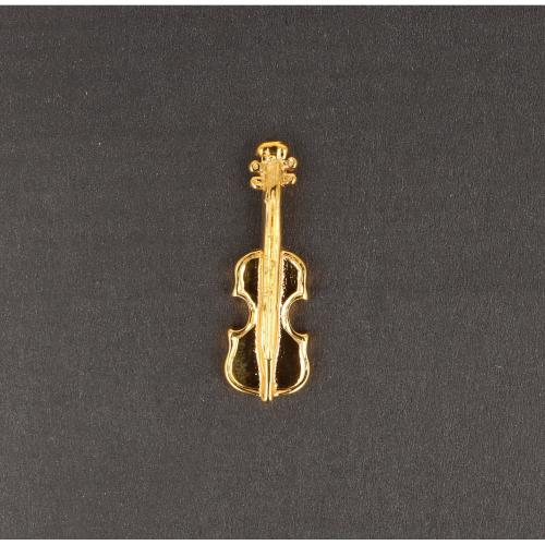 Cello-Pin, vergoldet