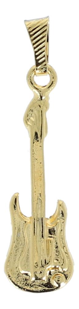 Anhänger E- Gitarre, ohne Kette, goldplated Anhänger E- Gitarre, ohne Kette, goldplated