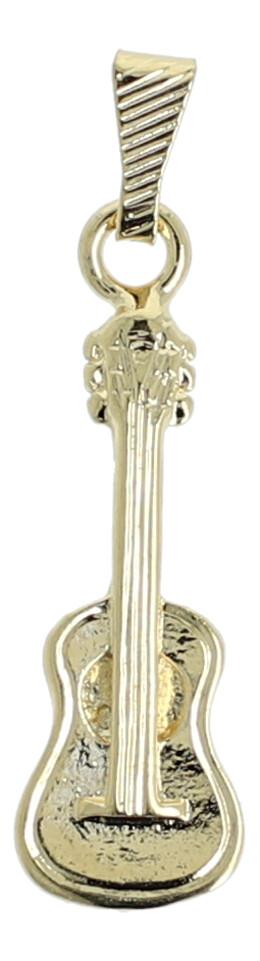 Anhänger Konzertgitarre, ohne Kette, goldplated Anhänger Konzertgitarre, ohne Kette, goldplated