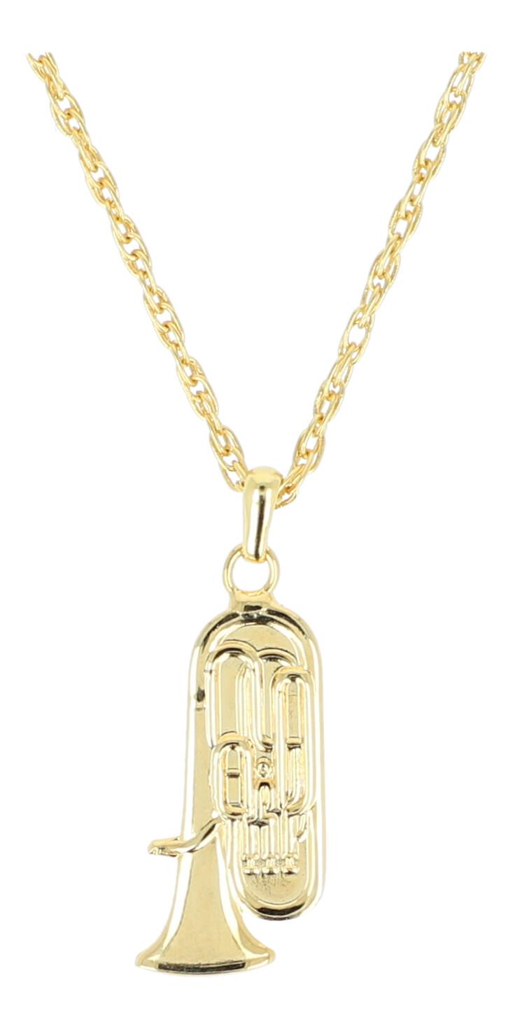 Anhänger Tuba, mit Kette Anhänger Tuba, mit Kette