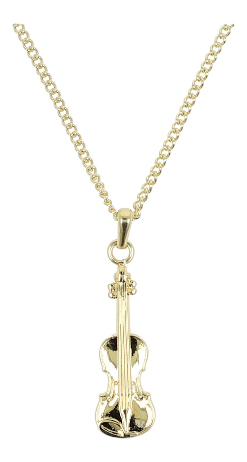 Anhänger Violine, mit Kette Anhänger Violine, mit Kette