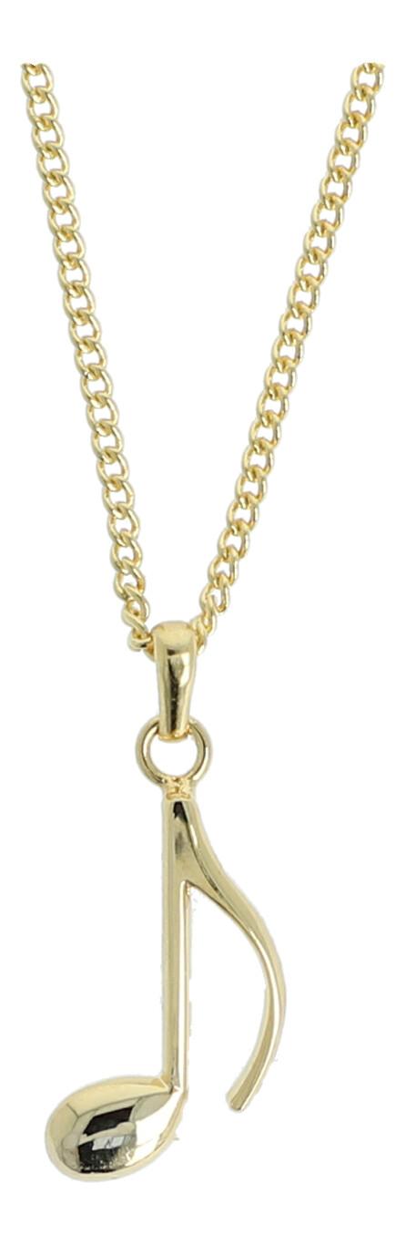 Anhänger Achtelnote, mit Kette Anhänger Achtelnote, mit Kette