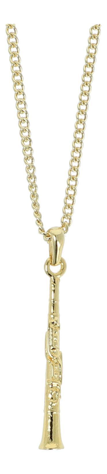 Anhänger Querflöte, mit Kette Anhänger Querflöte, mit Kette