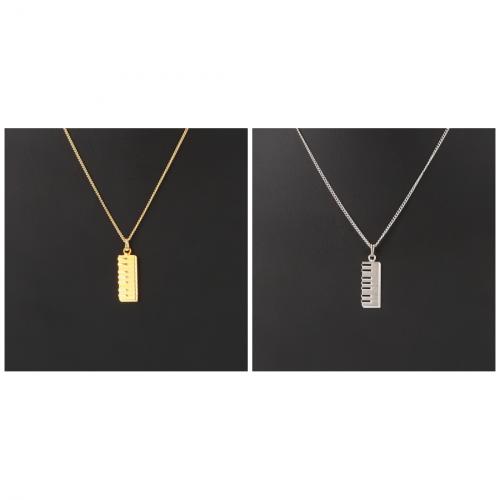 Keyboard-Anhnger, mit Kette, versilbert oder vergoldet