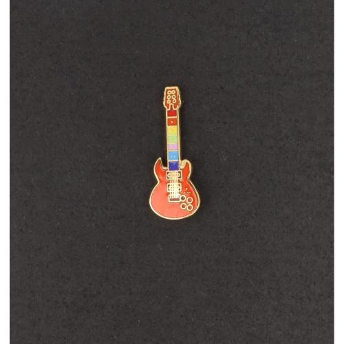 E-Gitarre-Pin, bunt