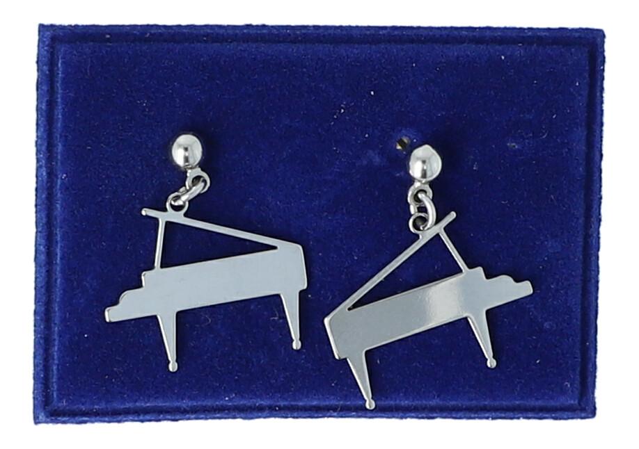 Ohrhänger-Paar aus Edelstahl, Piano Ohrhänger-Paar aus Edelstahl, Piano