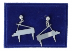 Ohrhänger-Paar aus Edelstahl mit diversen Instrumenten oder Notenschlüsseln