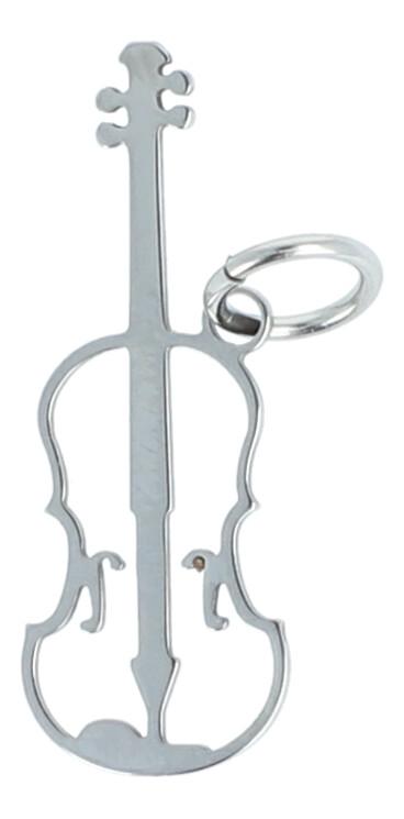 Schmuckanhänger Edelstahl Violine Schmuckanhänger Edelstahl Violine