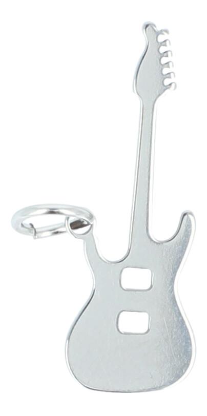 Schmuckanhänger Edelstahl E-Gitarre Schmuckanhänger Edelstahl E-Gitarre