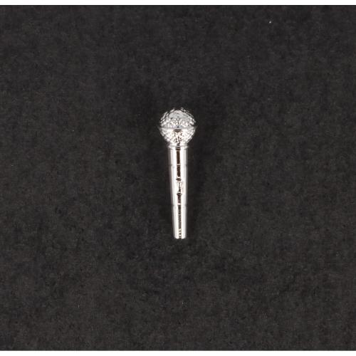 Mikrofon-Pin, versilbert oder vergoldet - Ausf�hrung: versilbert