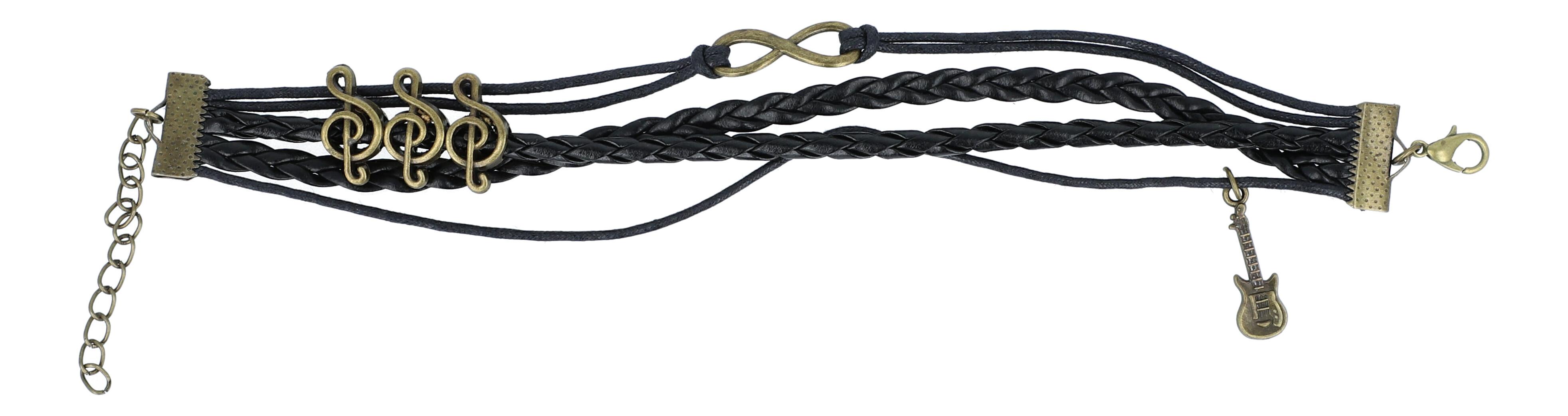 Armband Modeschmuck, schwarz Armband Modeschmuck, schwarz